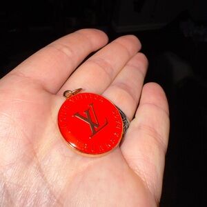 Louis Vuitton Orange/Red Pendant